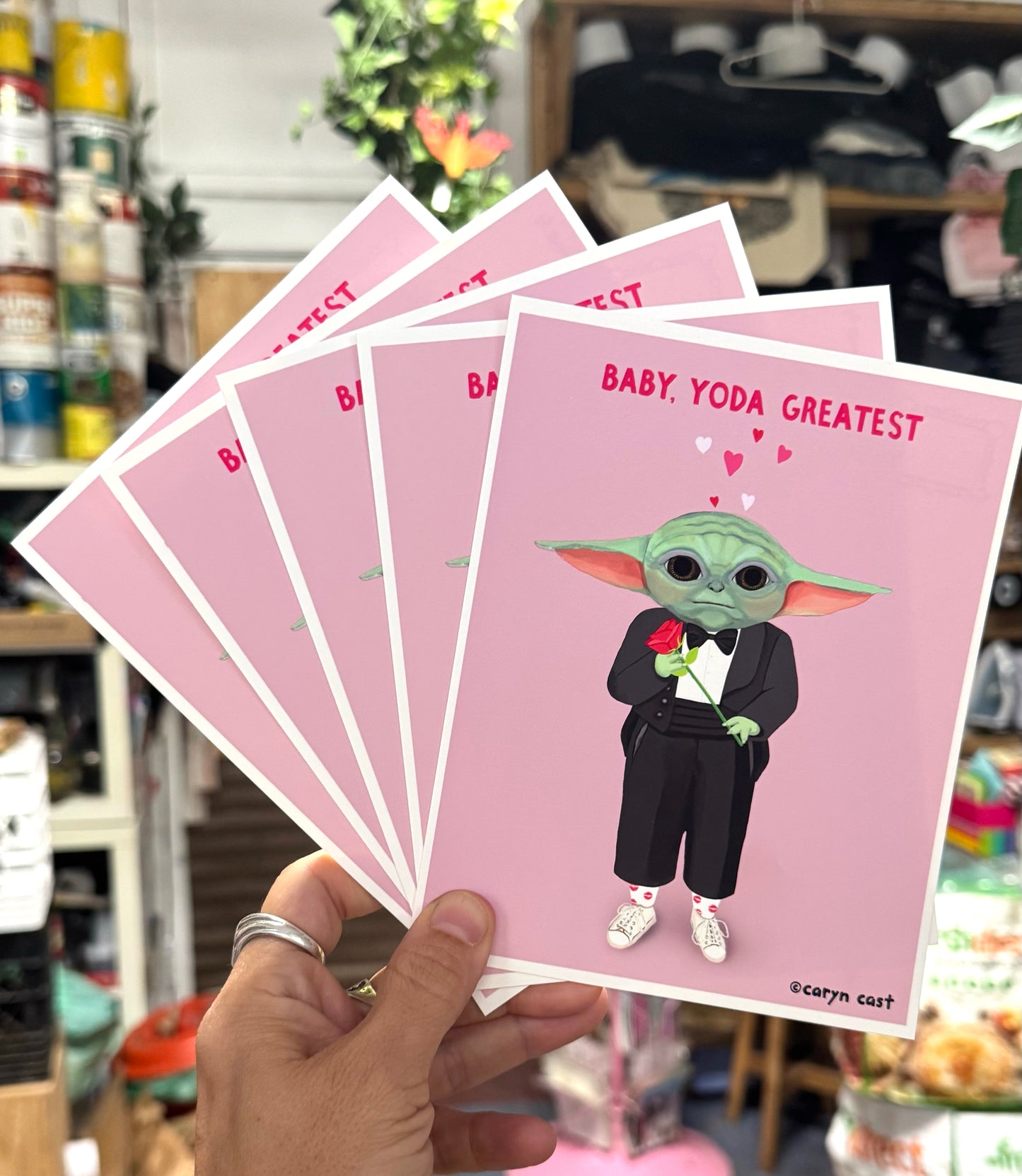 Baby Yoda Greatest Postcard