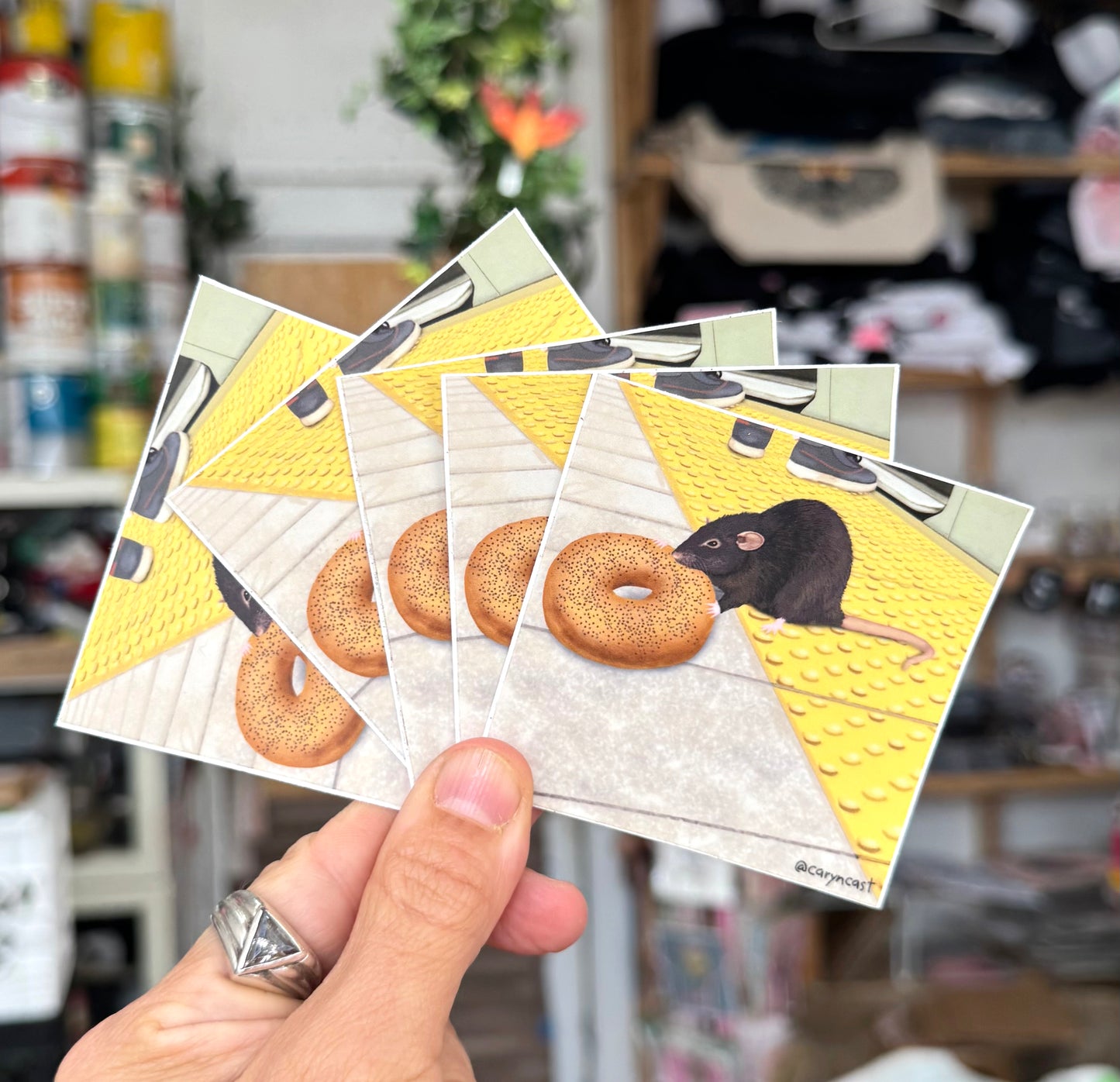 Bagel Rat sticker