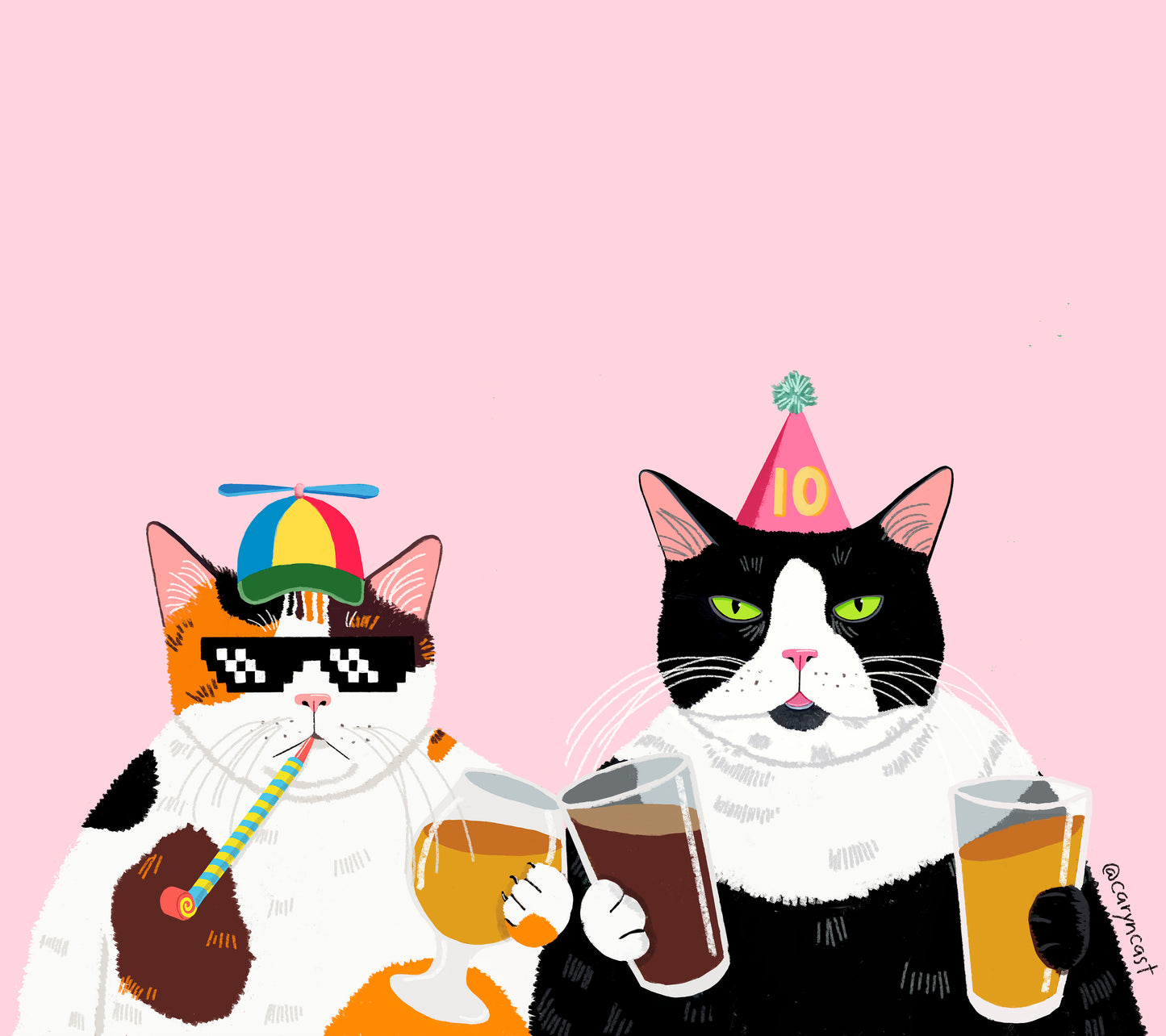 Beercats Sticker
