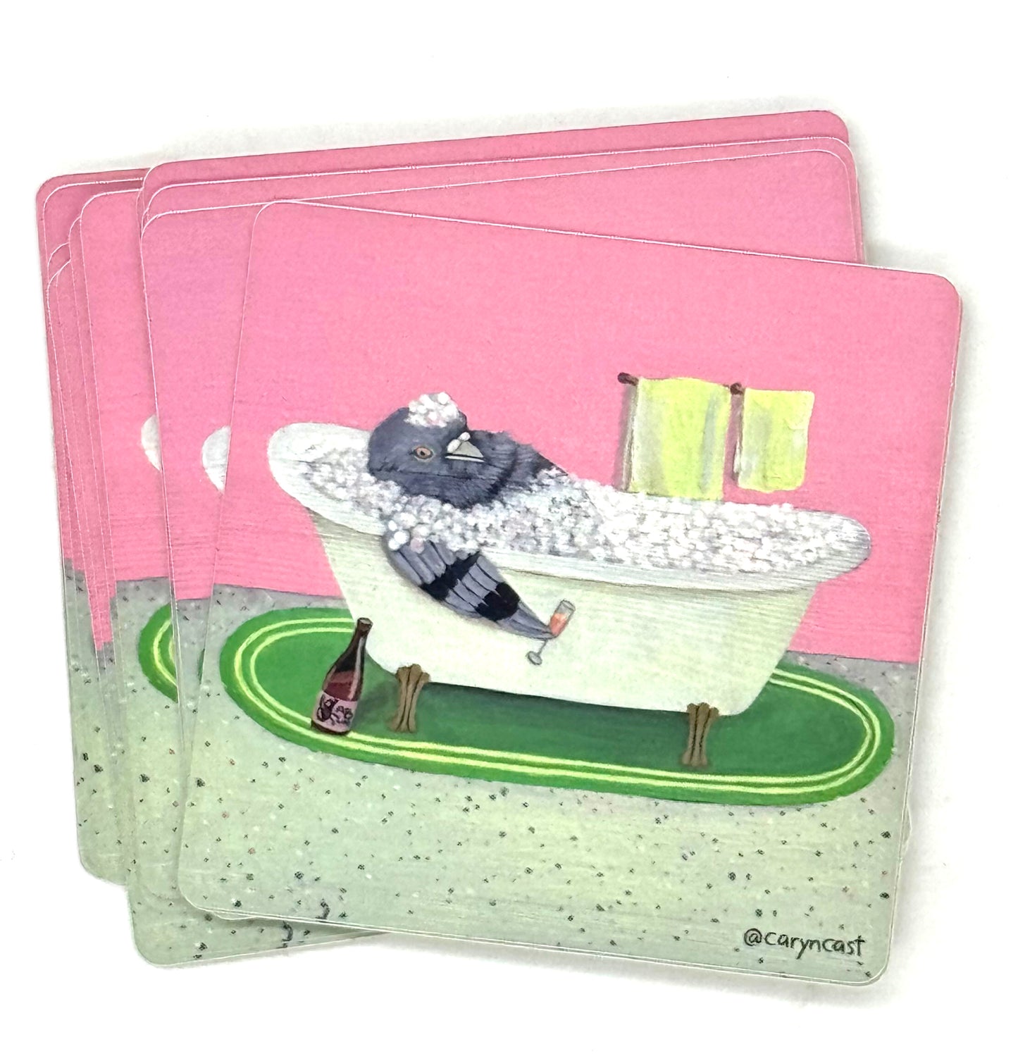 Birdbath Sticker
