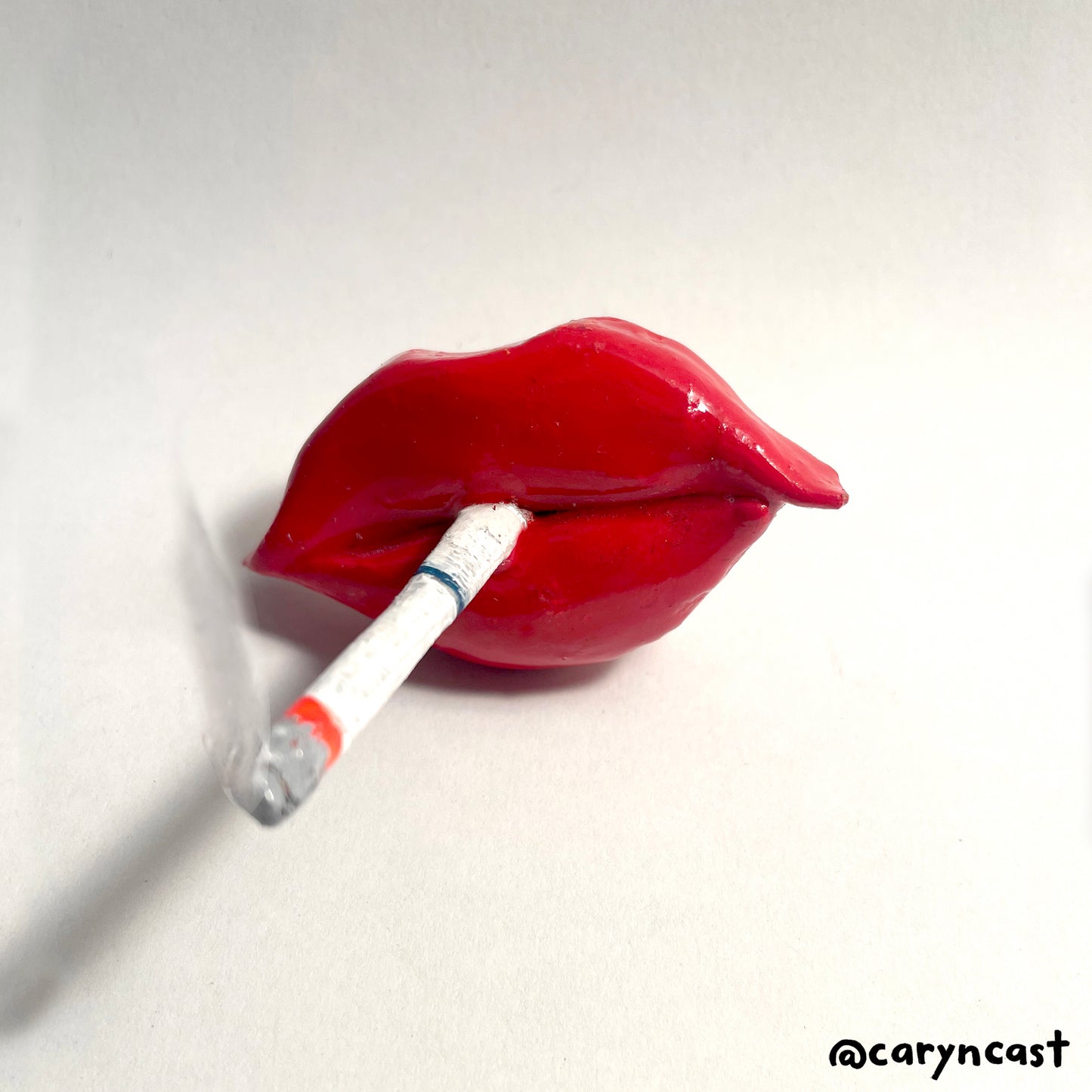 Brenda Smoking Lips Magnet