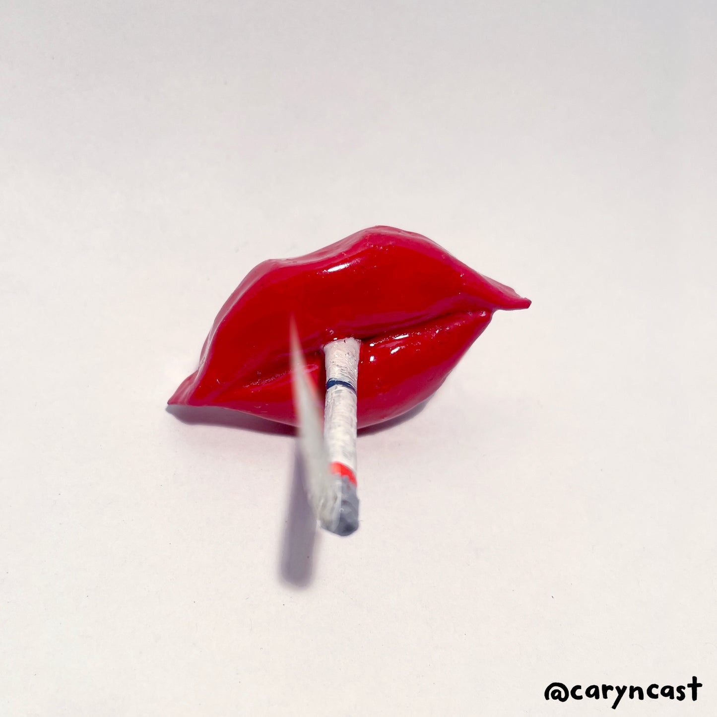 Brenda Smoking Lips Magnet