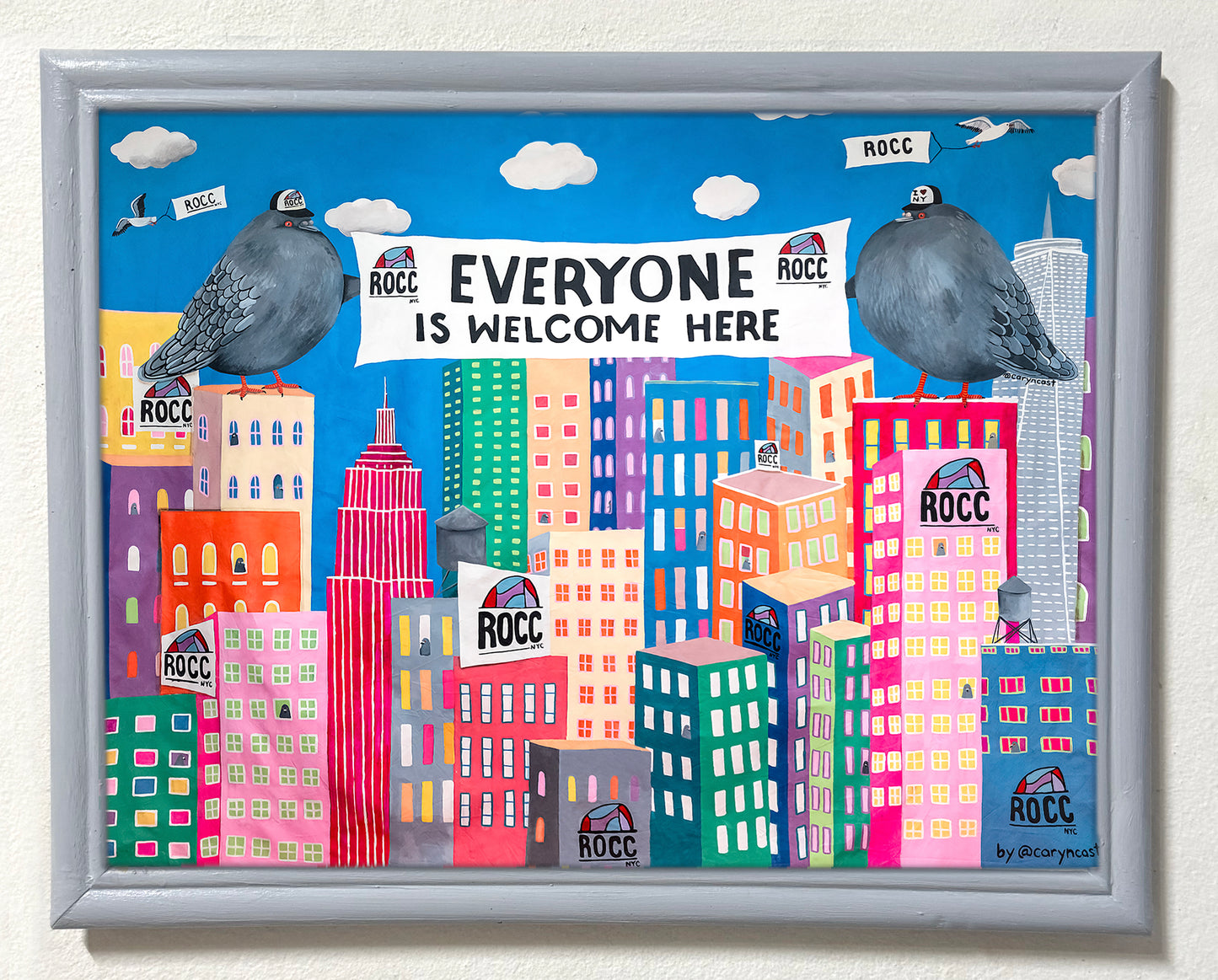 Everyone is Welcome Here Mural Print