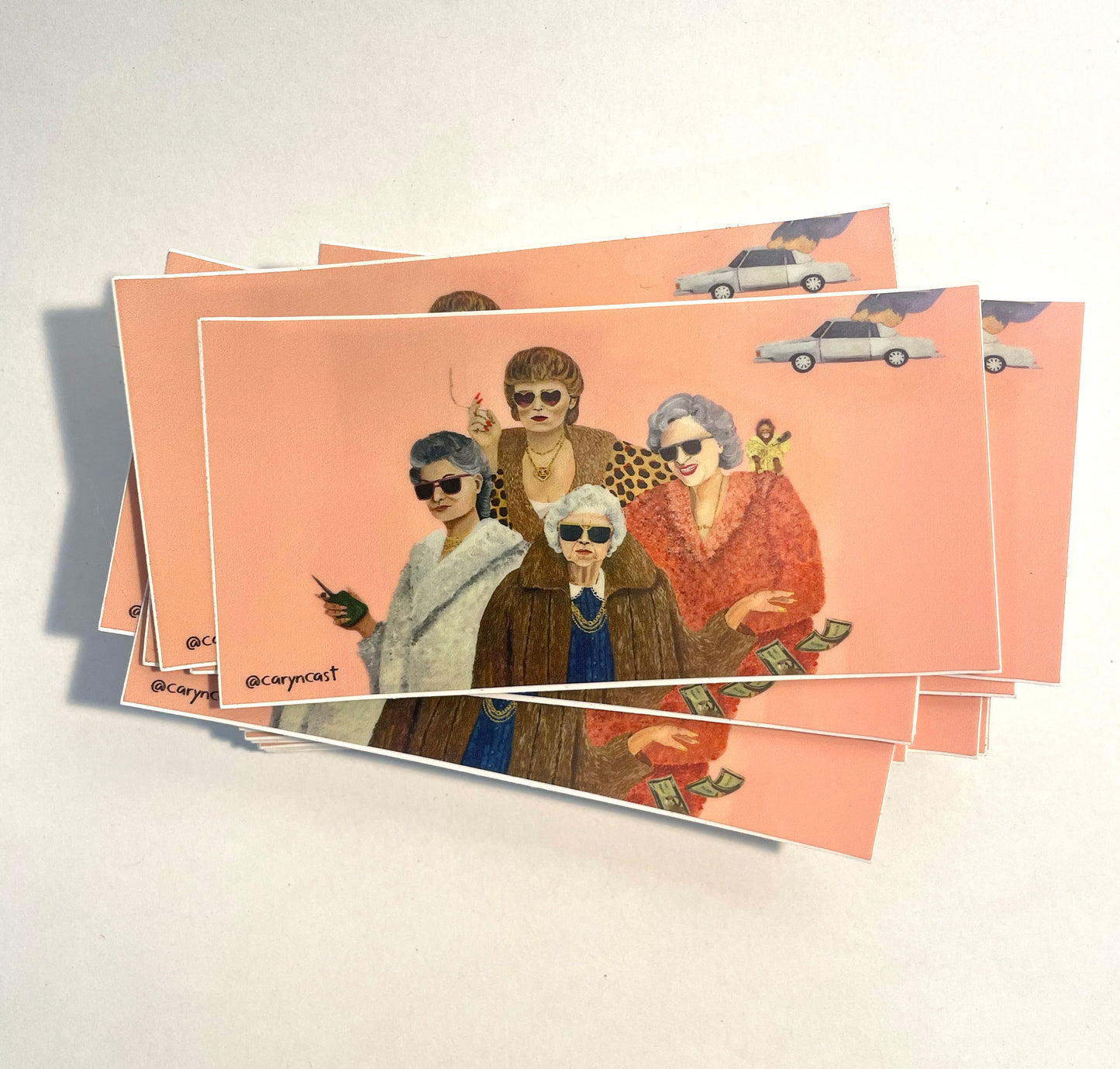 Gangster Golden Girls sticker