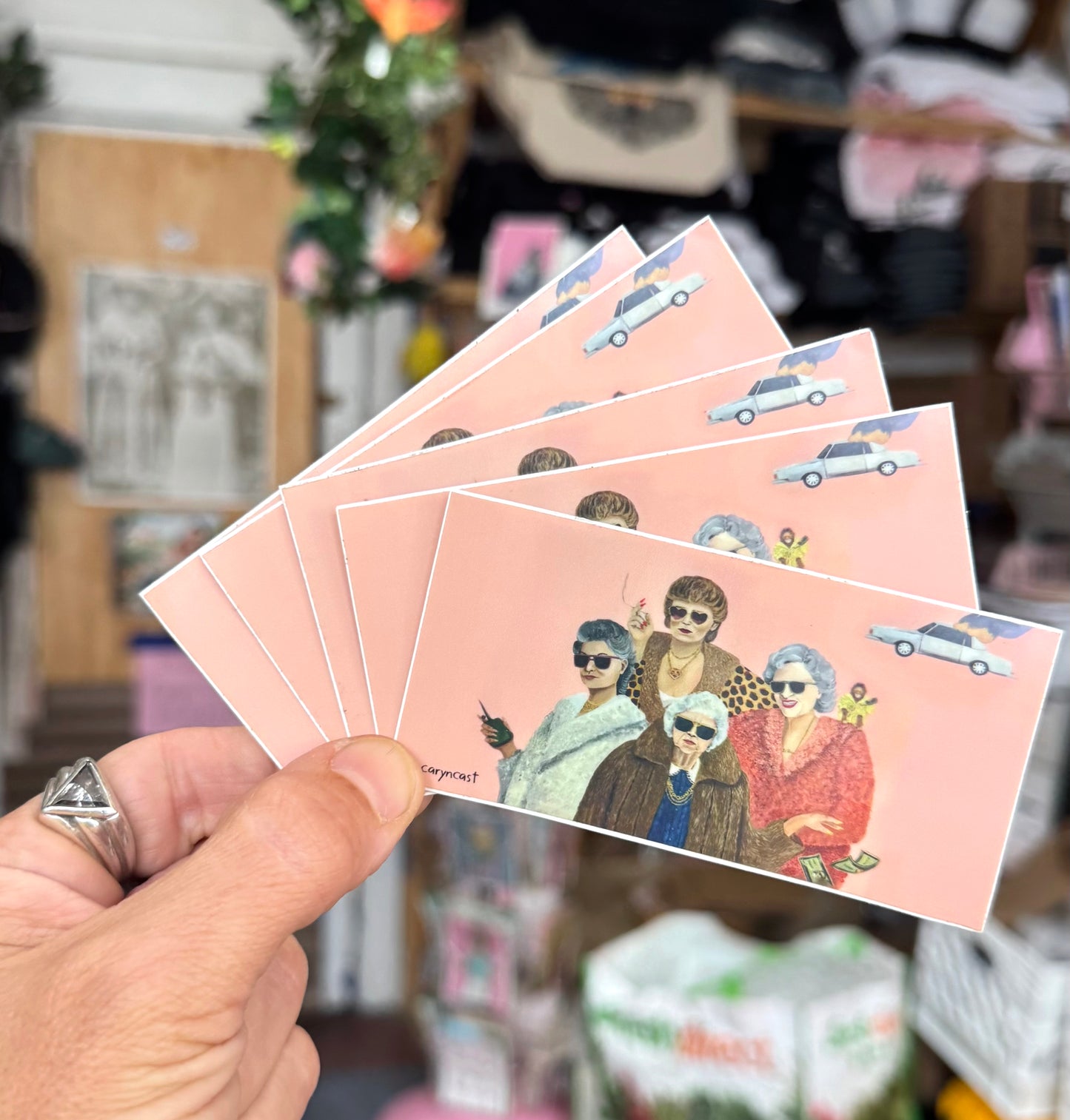 Gangster Golden Girls sticker