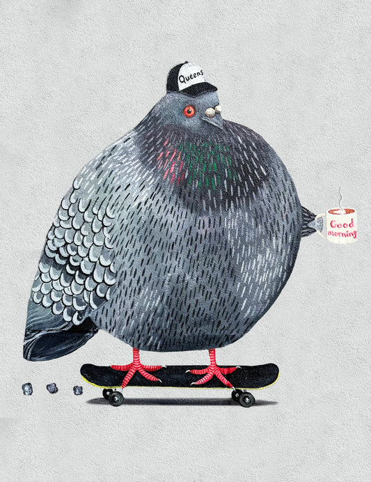 Jerry the Skateboarding Pigeon