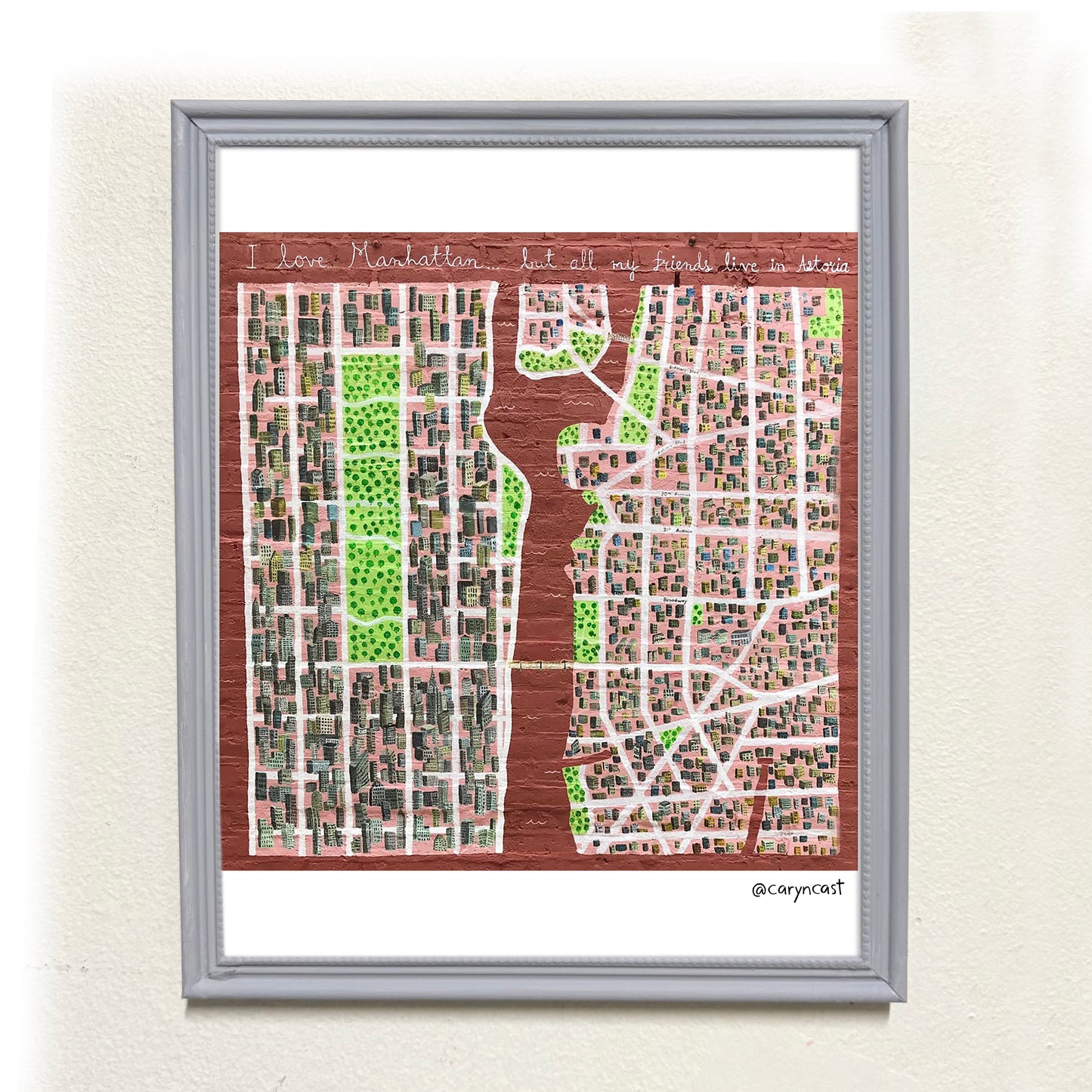 Map of Astoria Queens