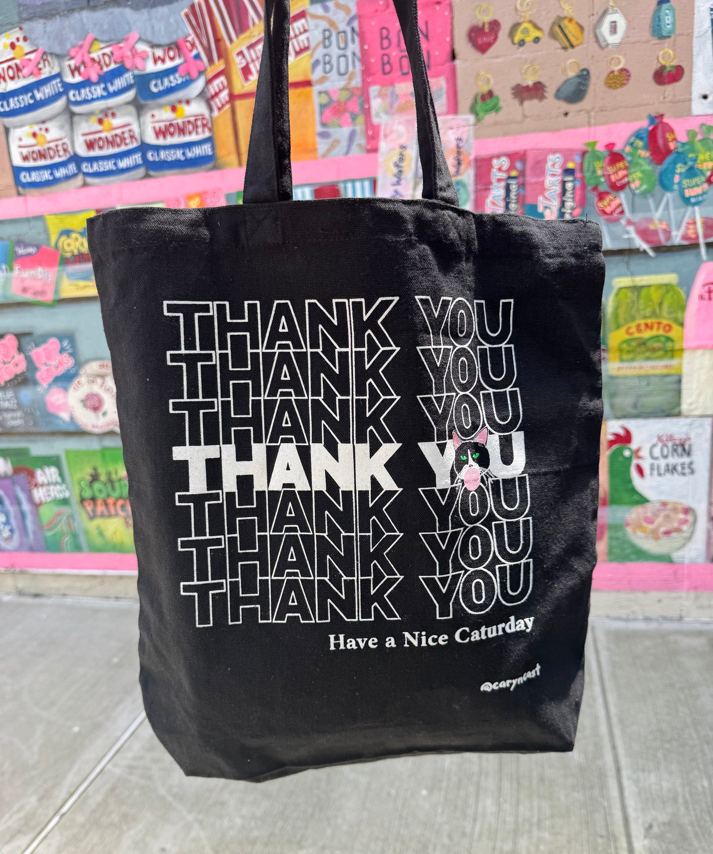 Mr. Snacks Thank You Tote Bag