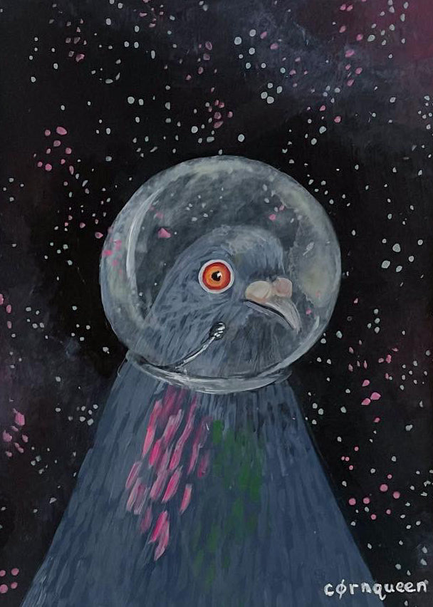 Outer Space Pigeon