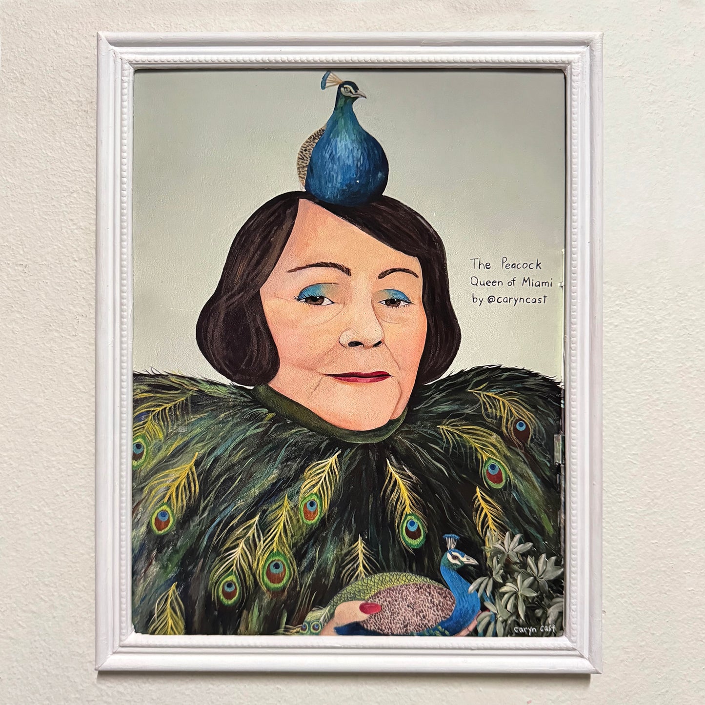 Peacock Queen of Miami Print