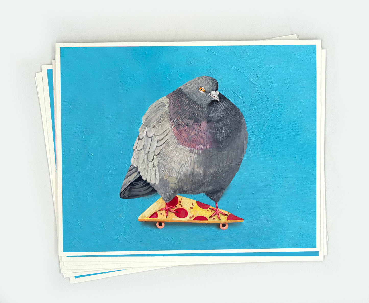 Pizza Pigeon Postcard