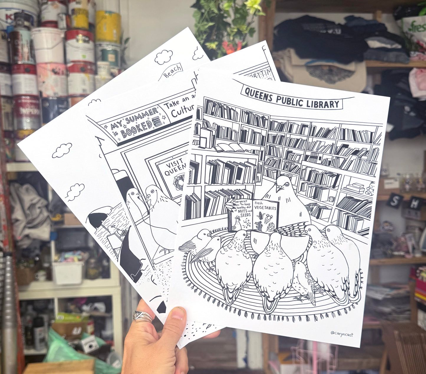 Queens Coloring Book for Queens Public Library
