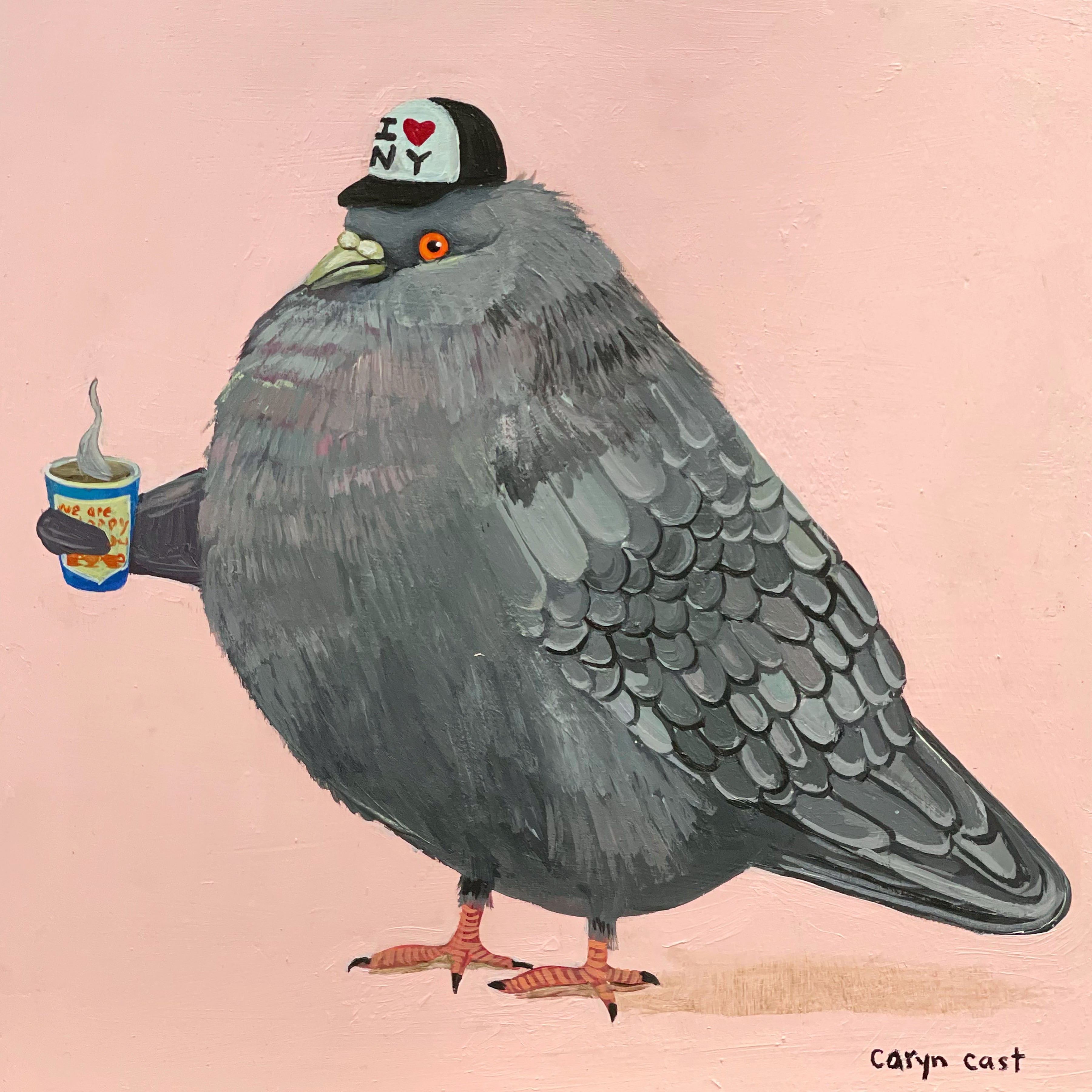 The Fluffy NYC Pigeon – Caryn Cast