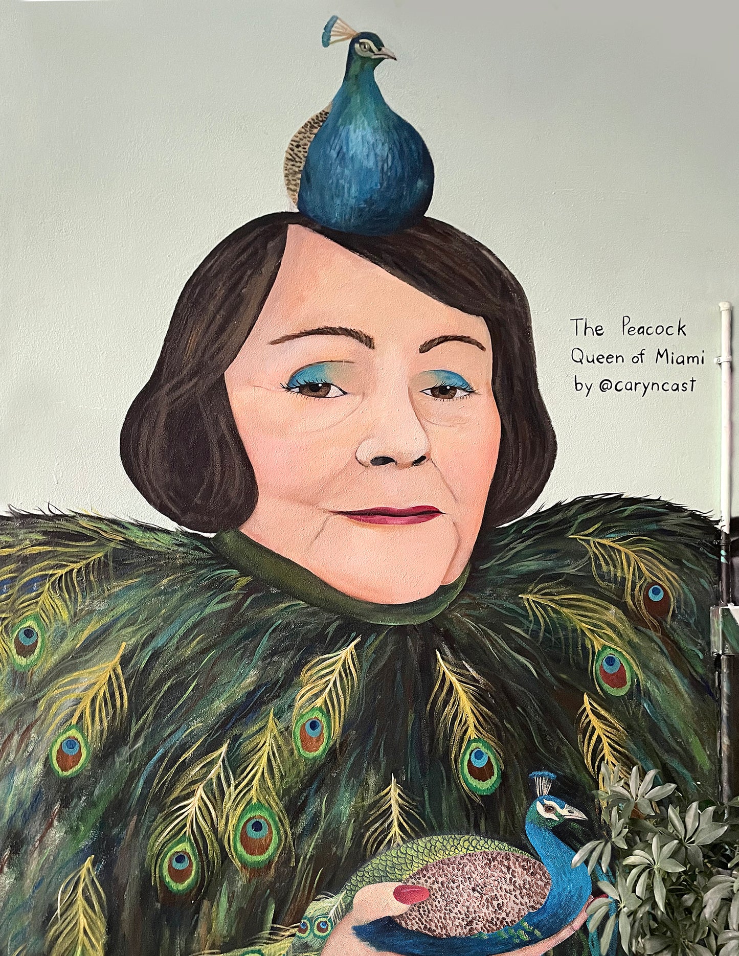 Peacock Queen of Miami Print