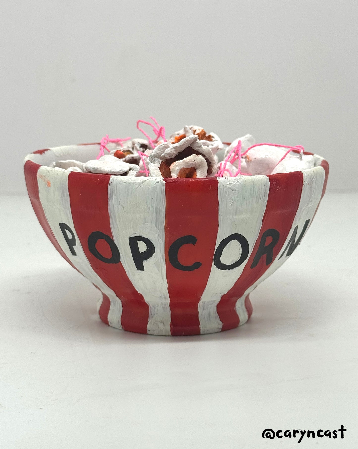 Salty Popcorn Ornament