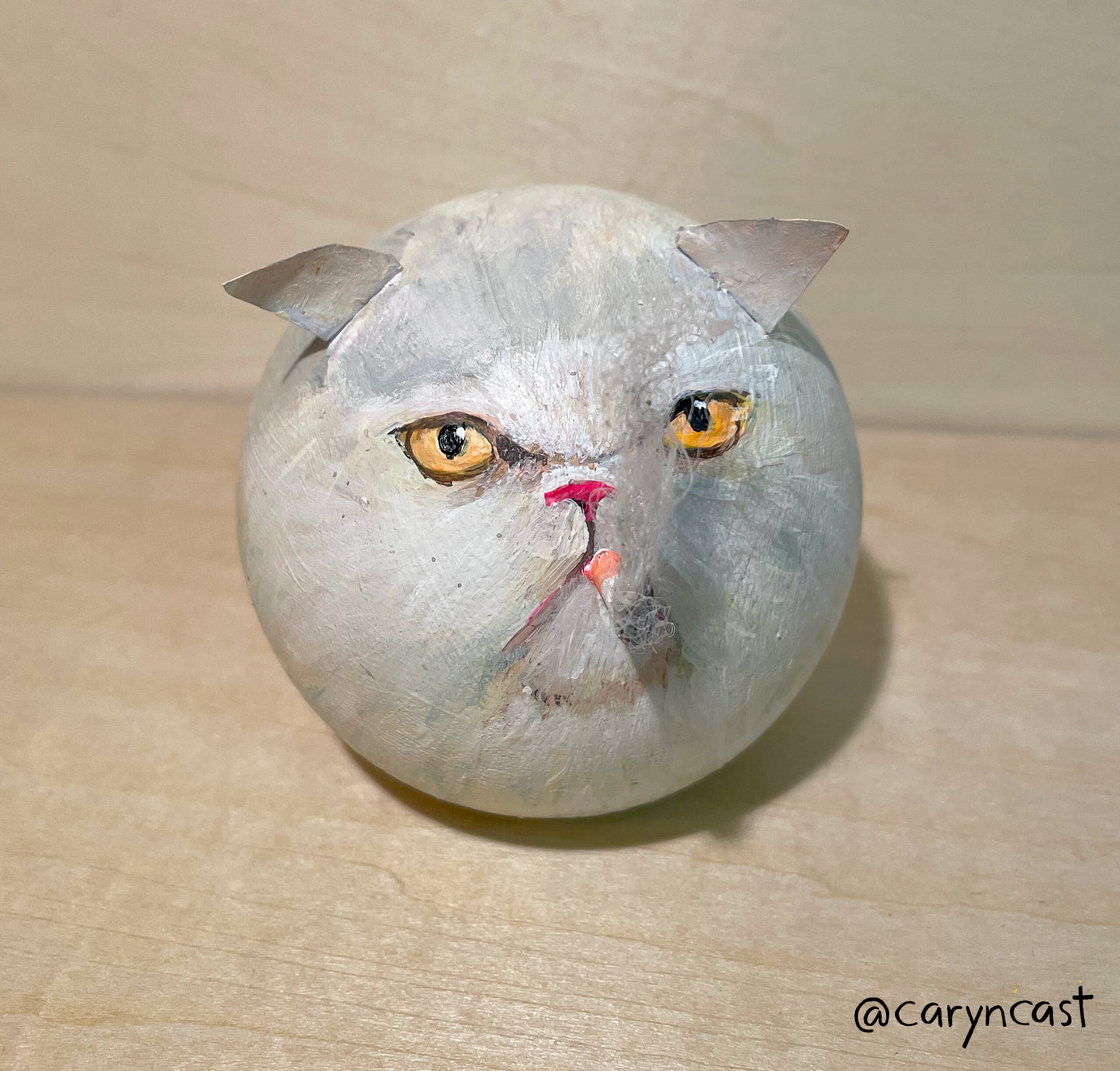 Butters the Smoking Cat Paperweight