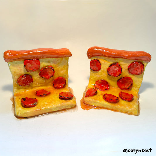 80s Square Pizza Bookend