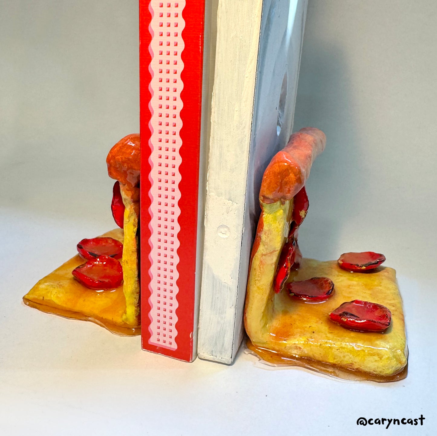 80s Square Pizza Bookend