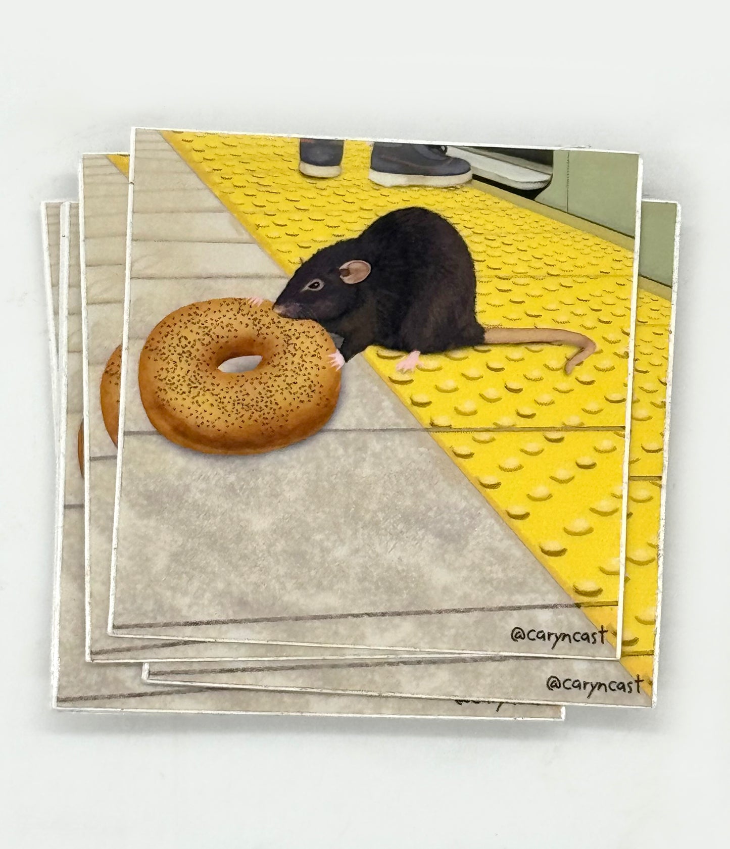 Bagel Rat sticker