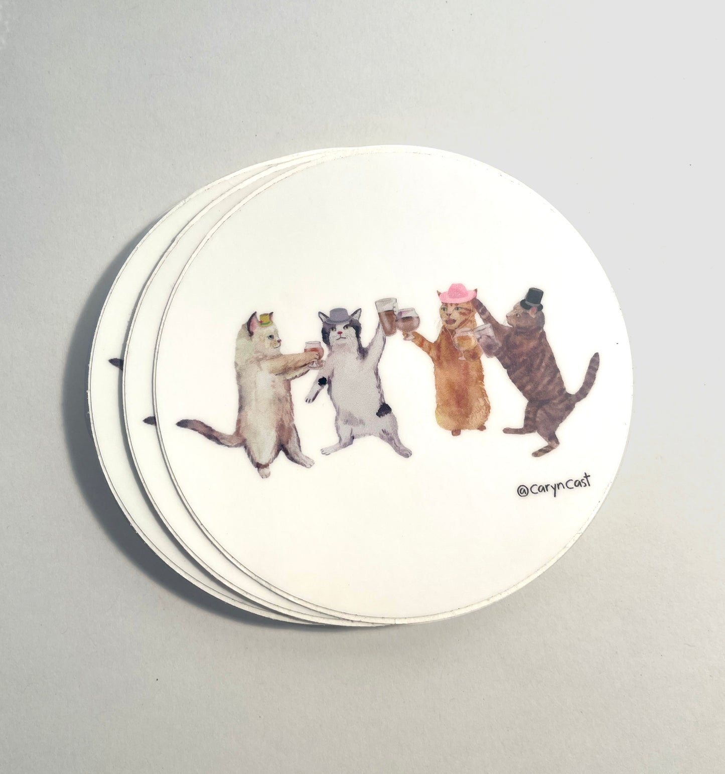 Beercats Circle sticker