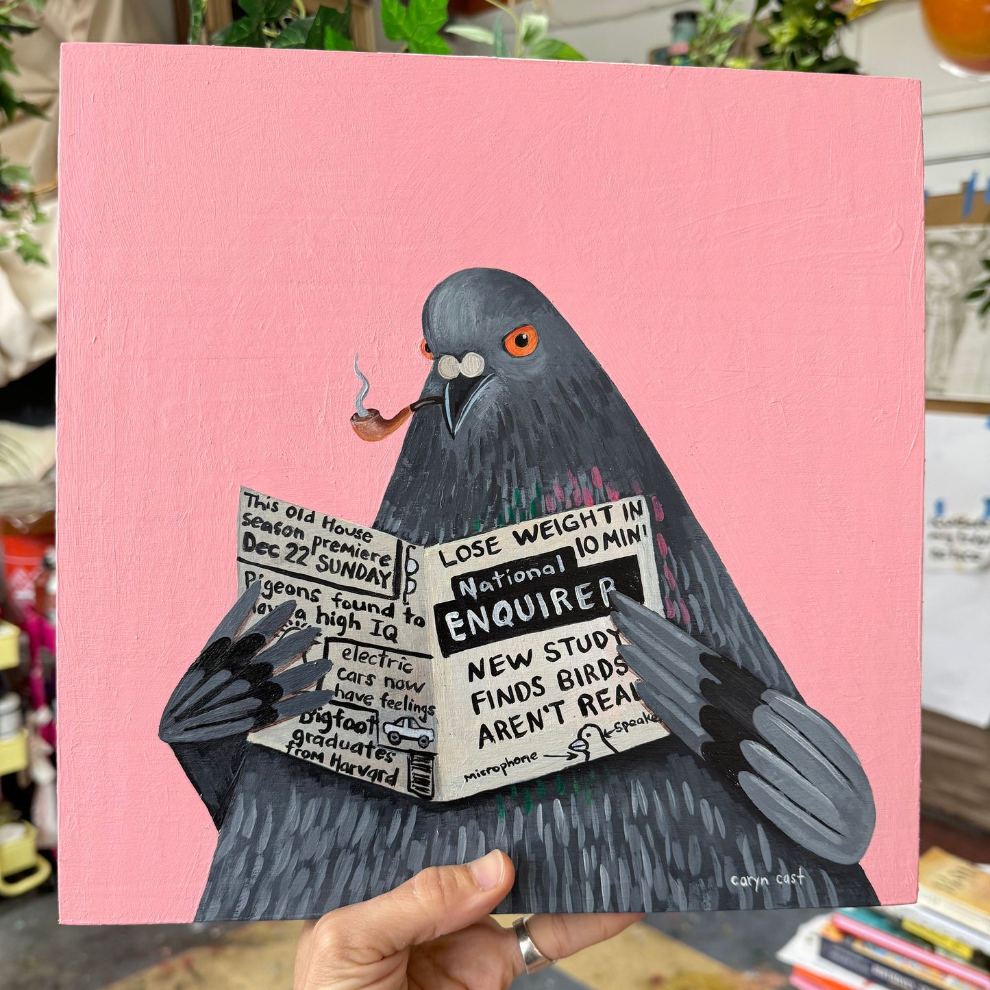 Birds Aren't Real Painting