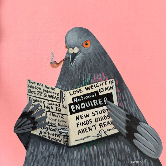 Birds Aren't Real Painting