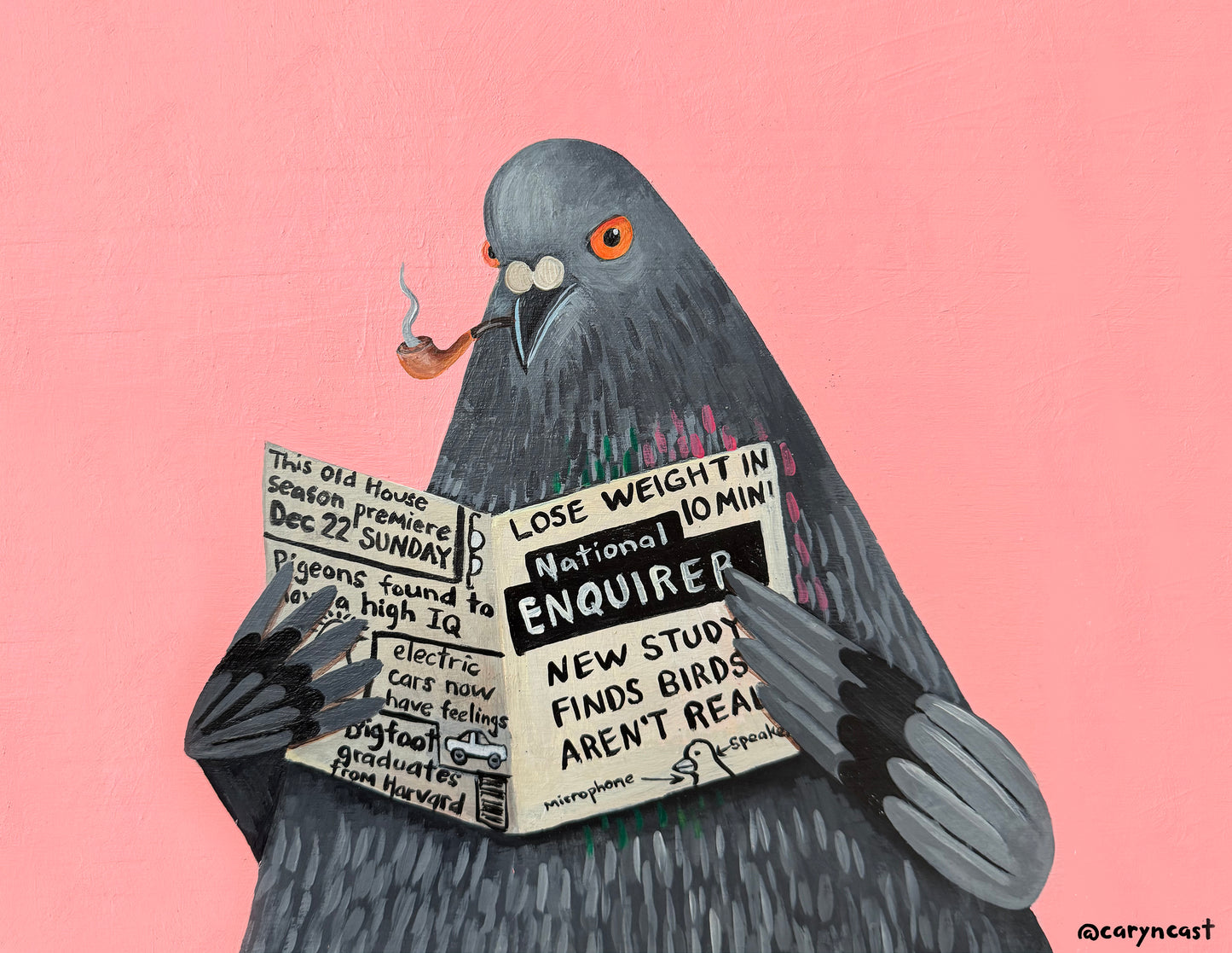 Birds Aren't Real Art Print
