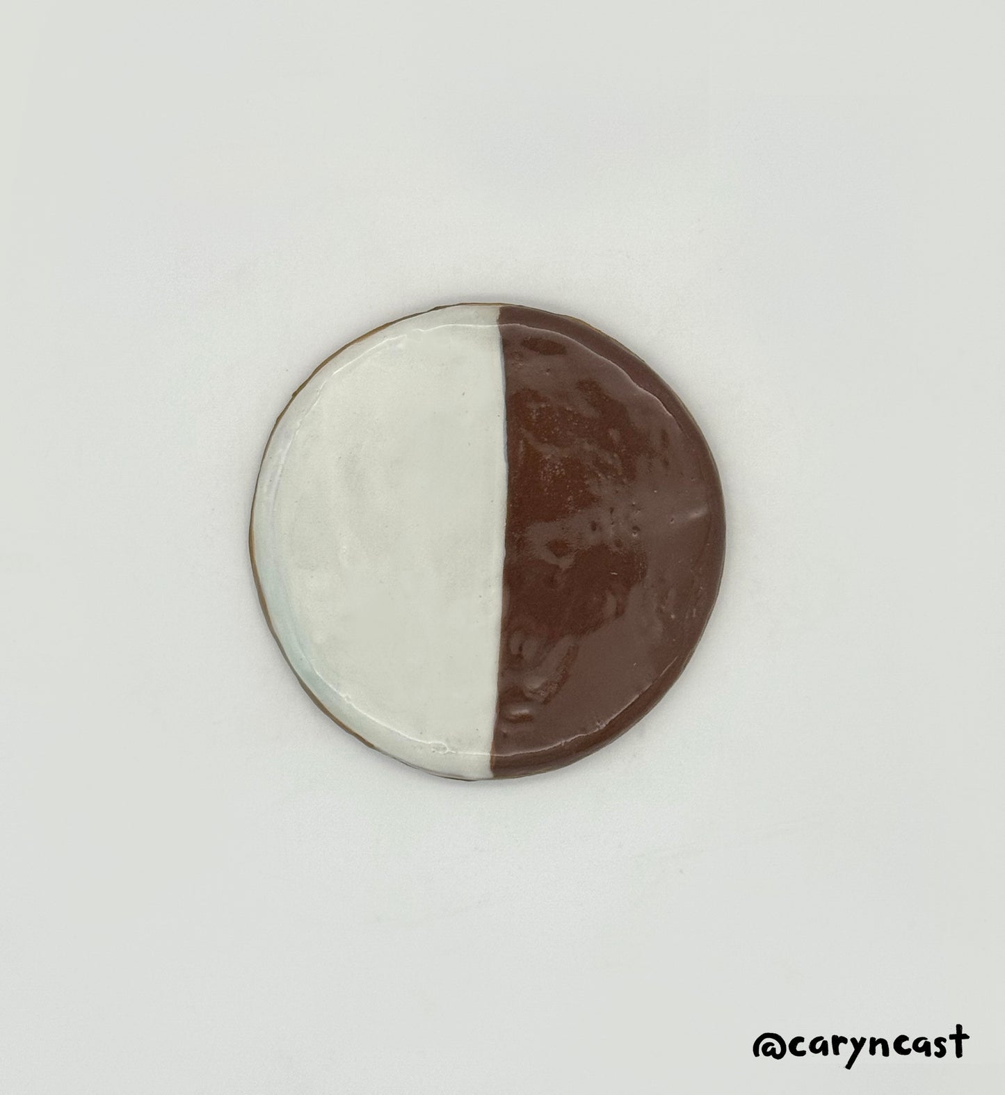 NYC Black & White Cookie Coaster