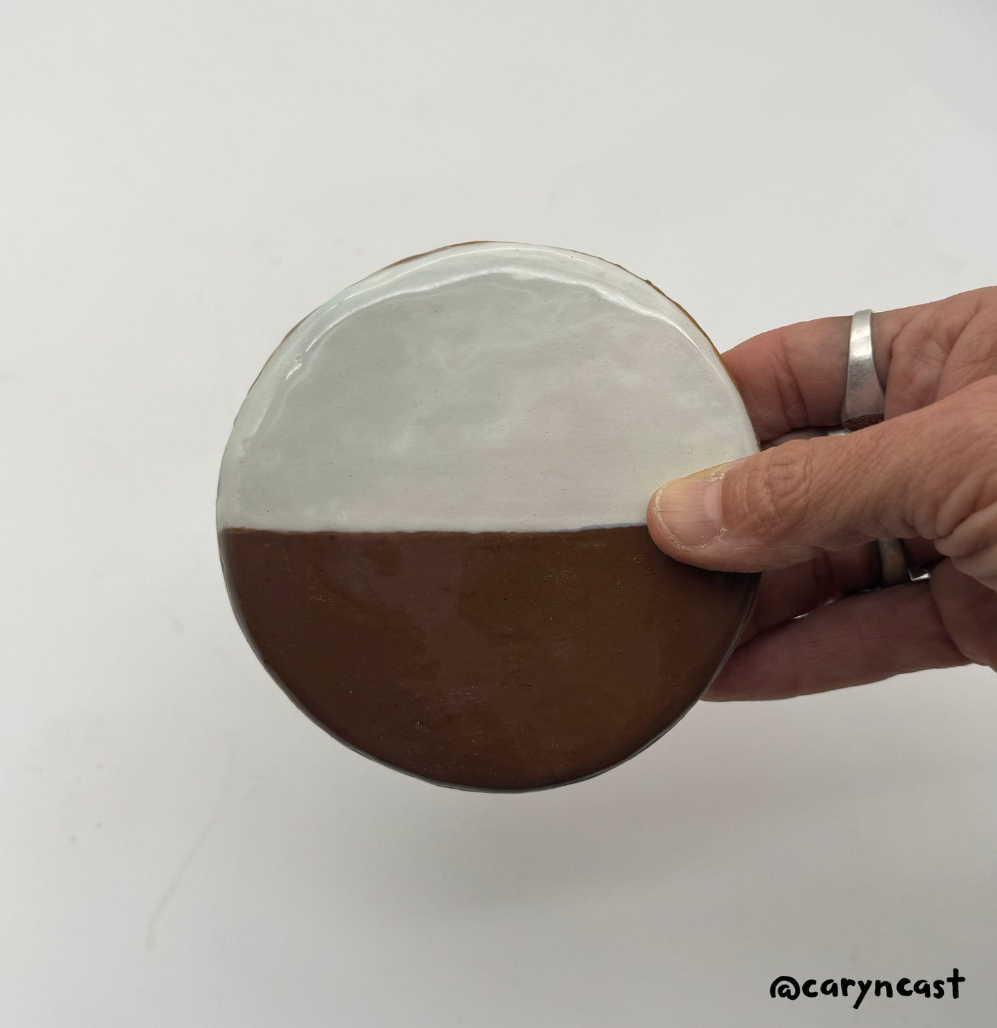 NYC Black & White Cookie Coaster