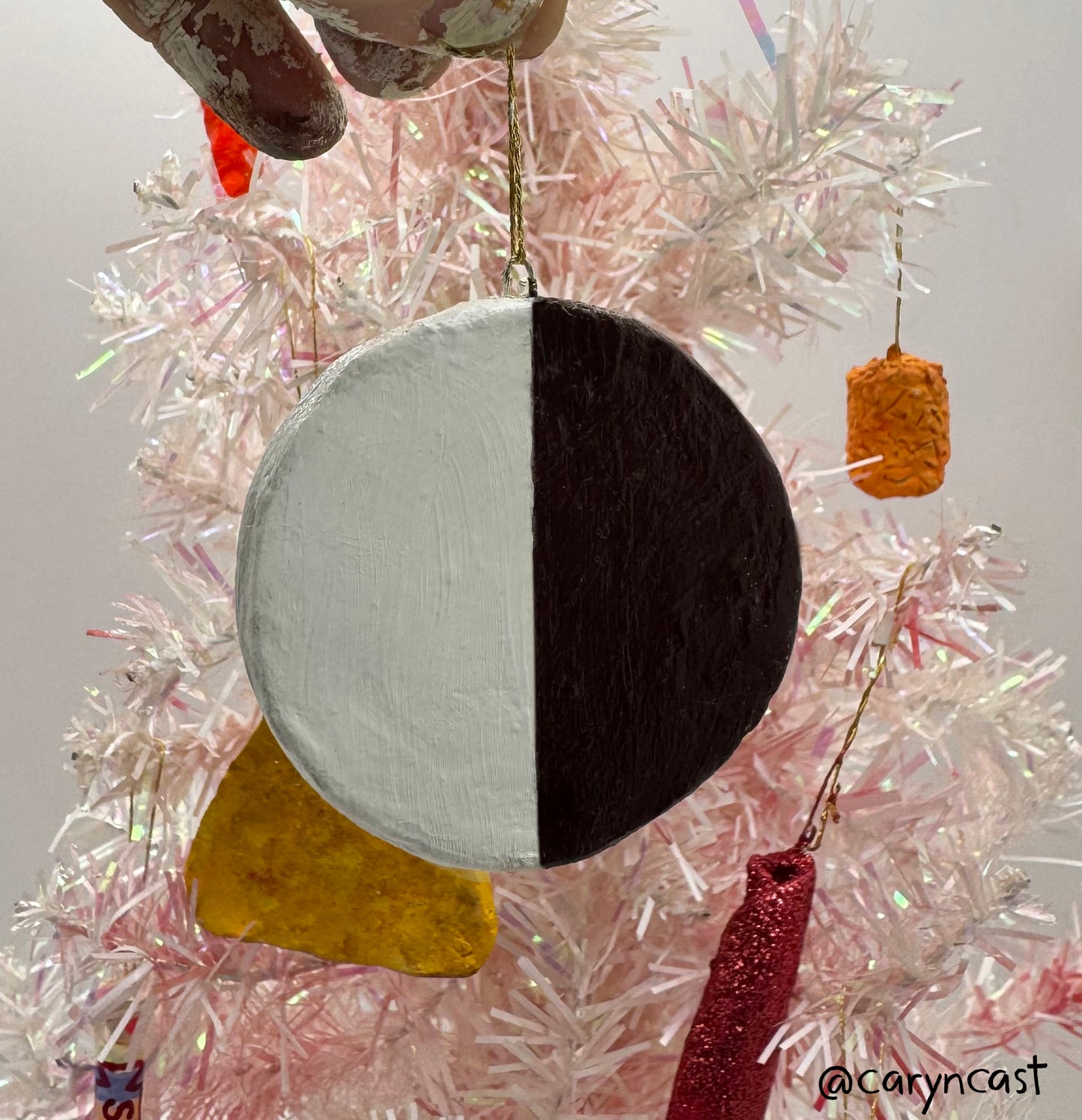 Black and White Cookie Ornament