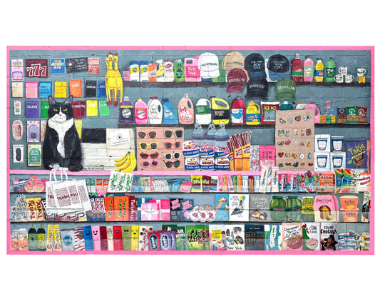 Bodega Kitty Mural Print
