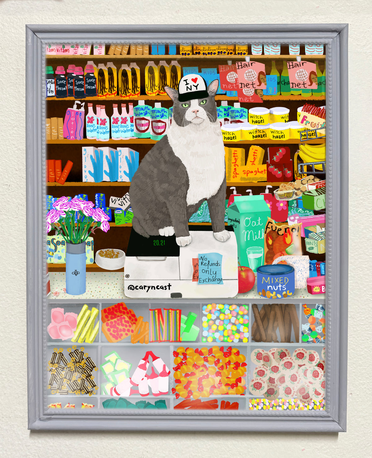 20 Framed Bodega Kitty Prints for Brilliant Marketing