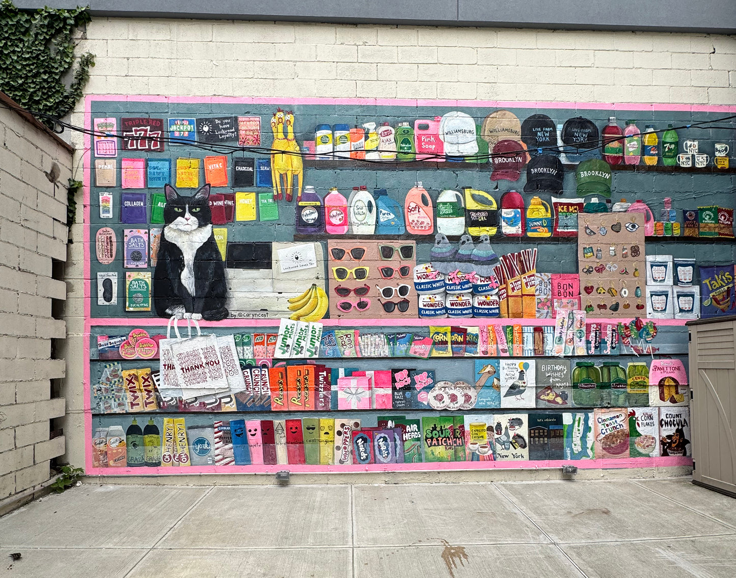 Bodega Kitty Mural Print