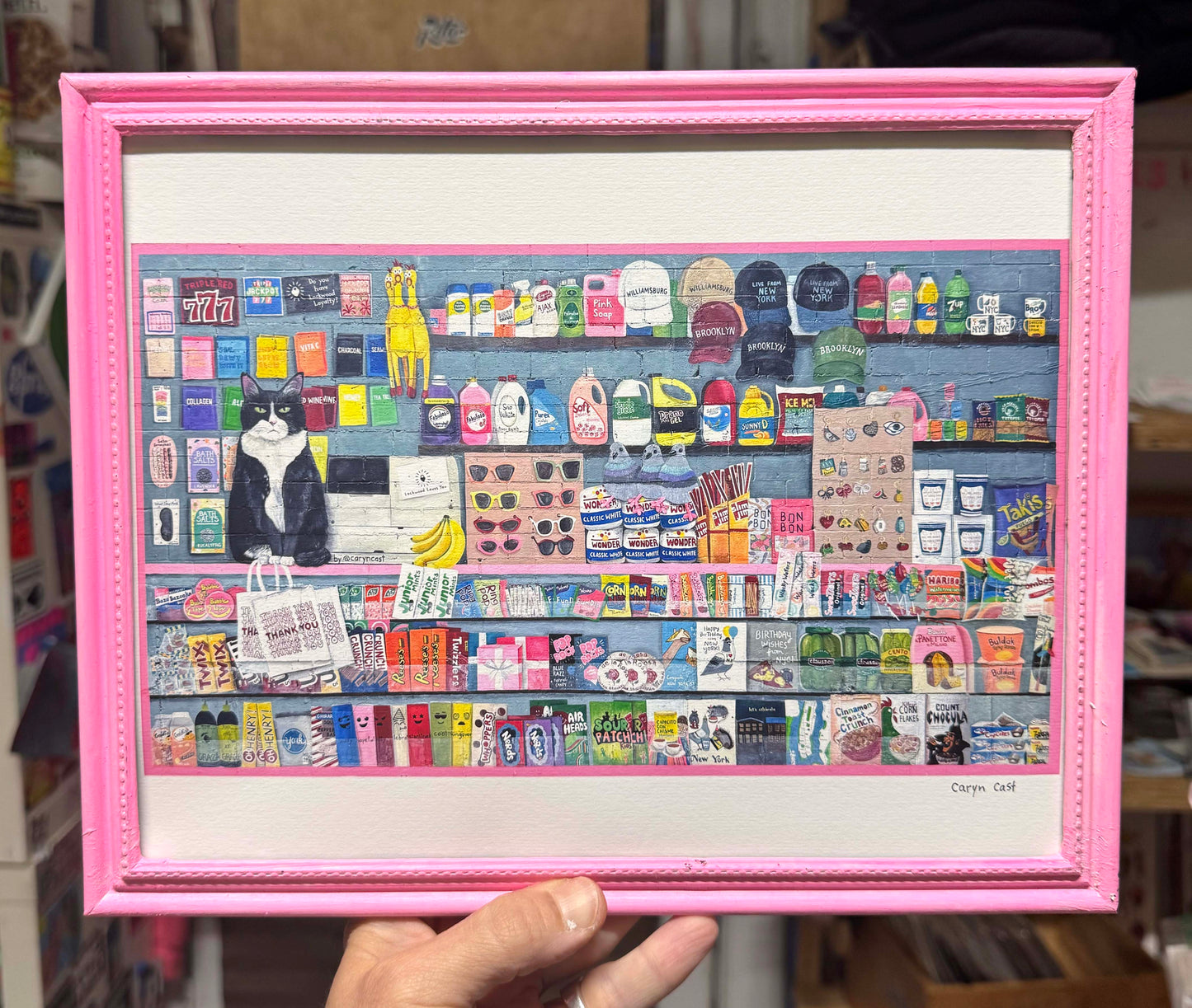Bodega Kitty Mural Print