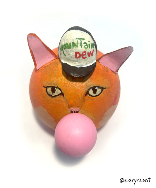 Carrot the Cat Paperweight
