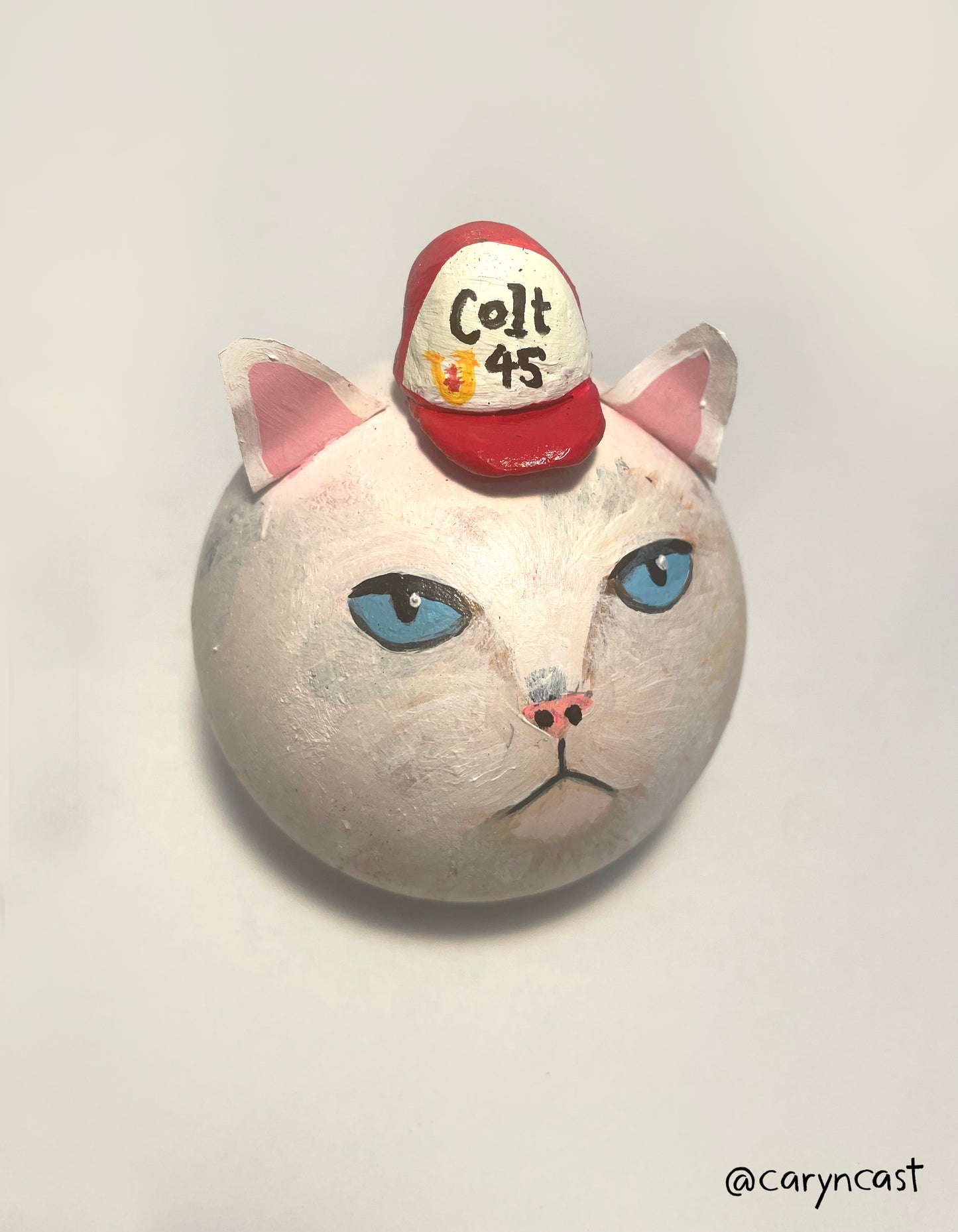 Coconut the Cat Paperweight
