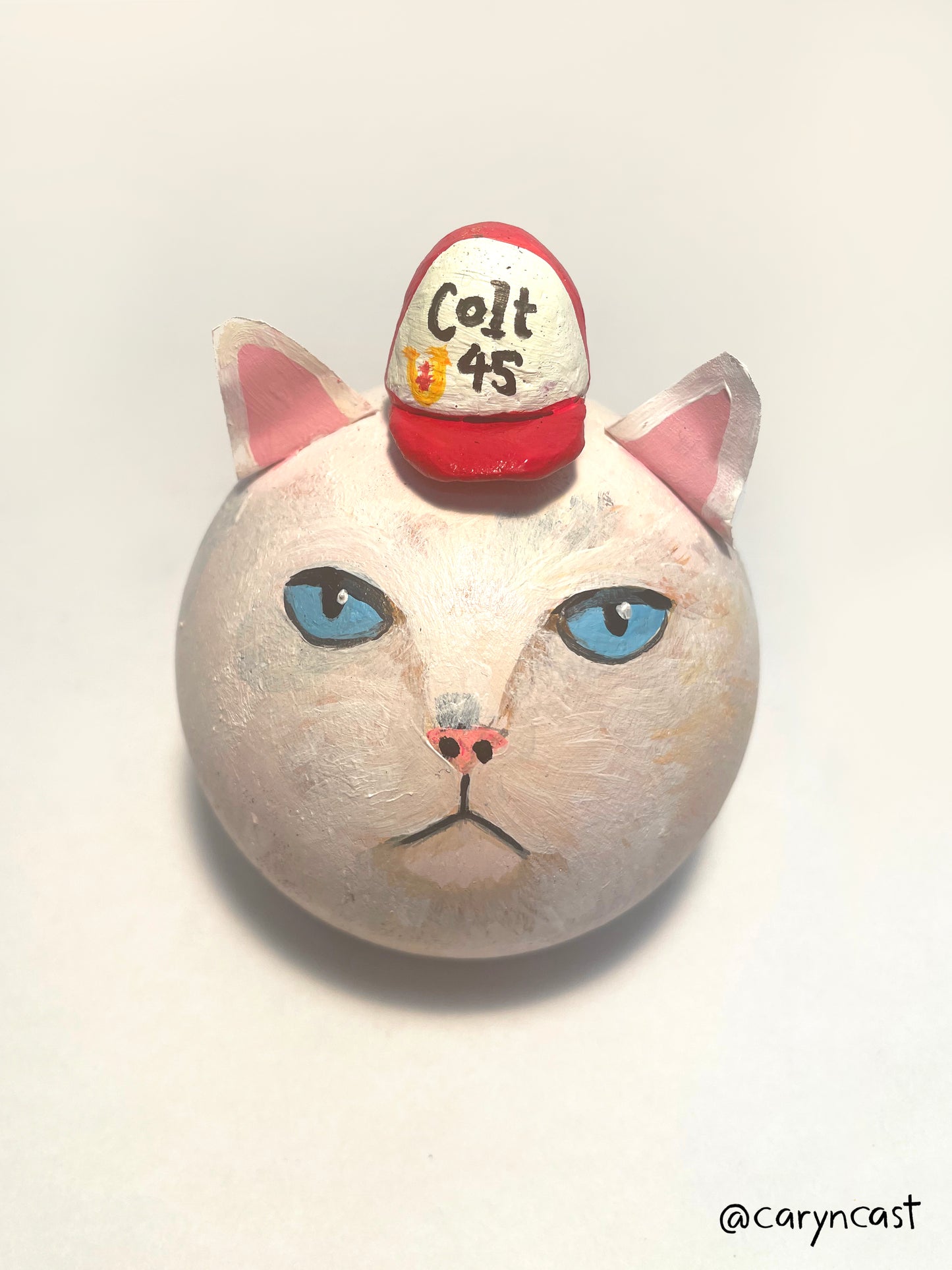 Coconut the Cat Paperweight