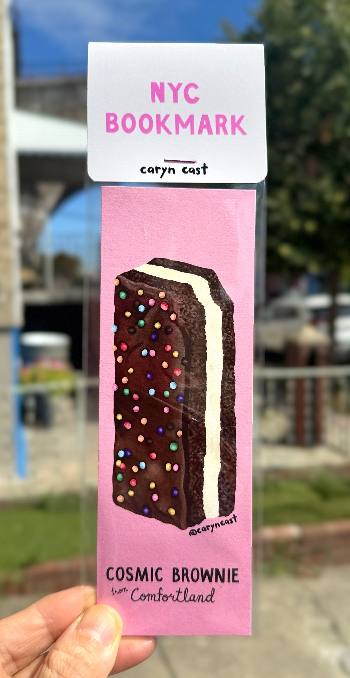 Cosmic Brownie from Comfortland Bookmark !