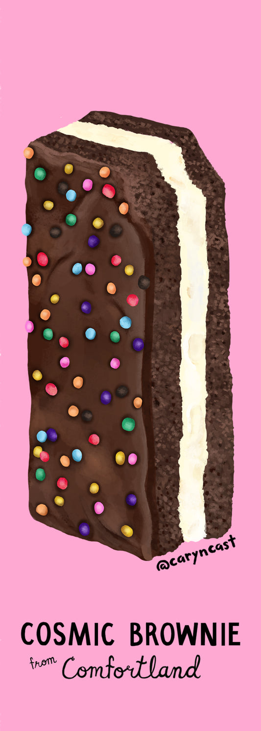 Cosmic Brownie from Comfortland Bookmark !