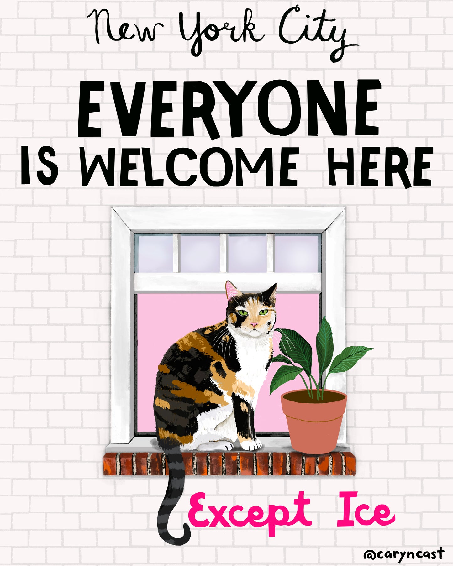 Everyone Is Welcome Here Print