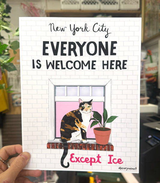 Everyone Is Welcome Here Print