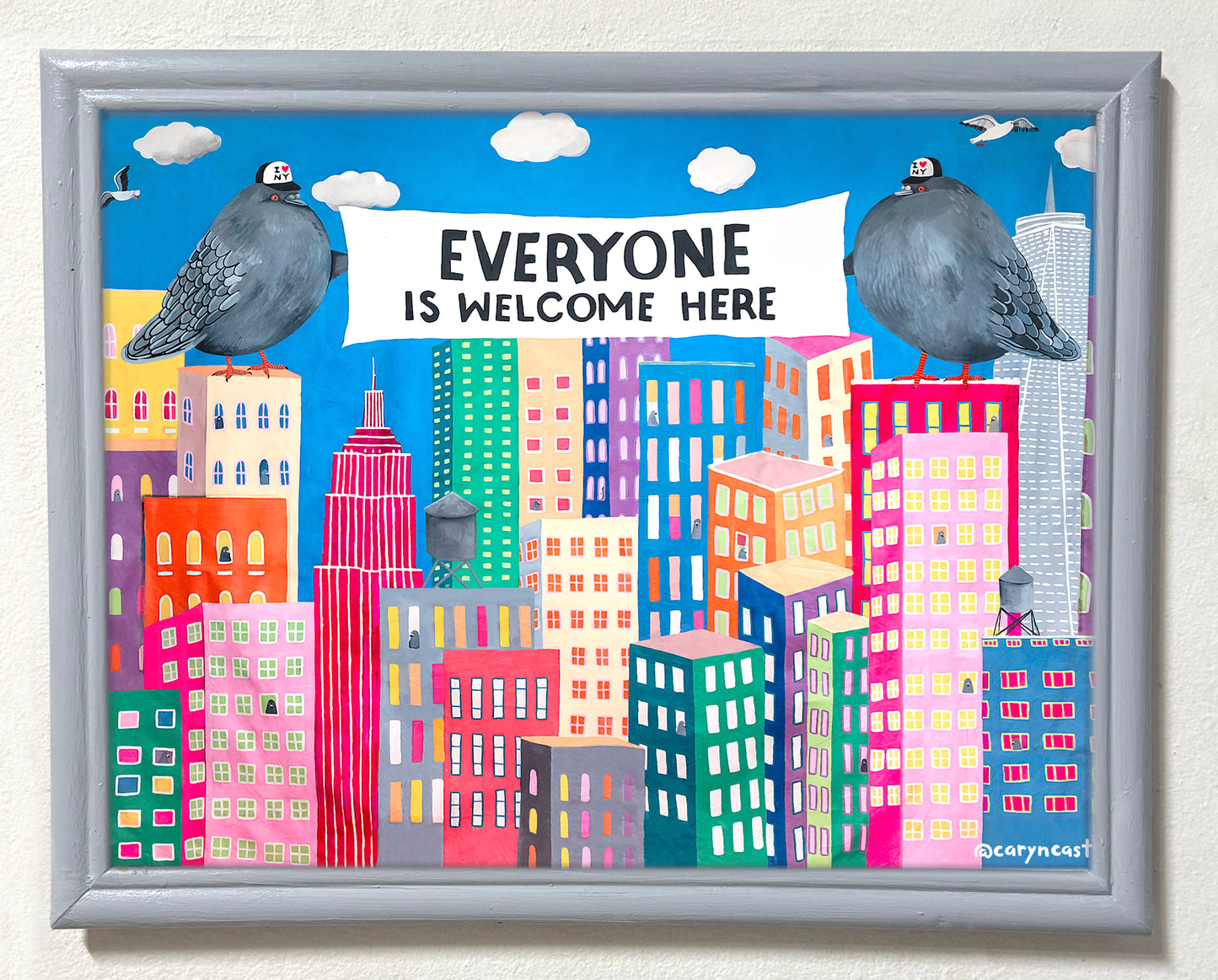 Everyone is Welcome Here Mural Print