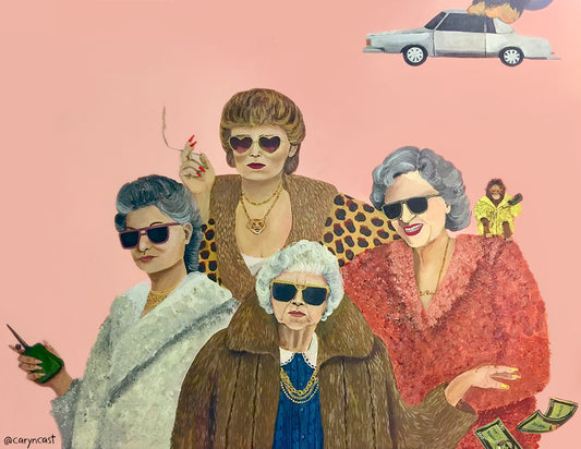 Gangster Golden Girls sticker
