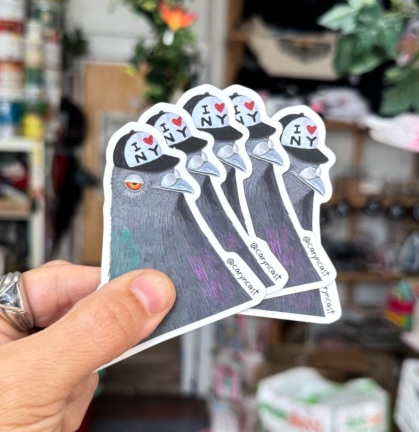 Grumpy Pigeon Sticker