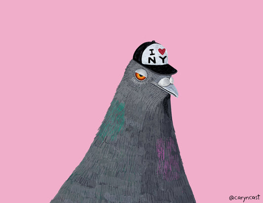Grumpy NYC Pigeon