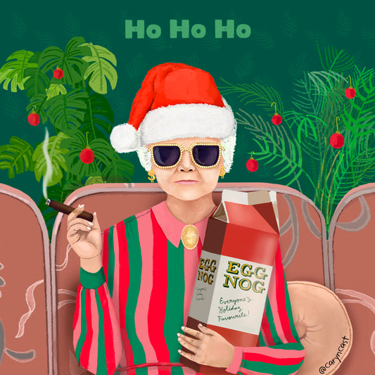 Holiday Sophia Petrillo Greeting Card + Double Sided Postcard