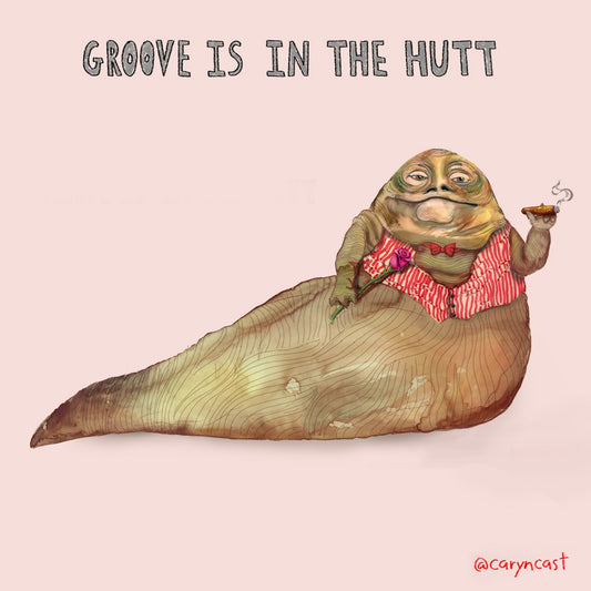 Groove is in the Hutt Valentines Card