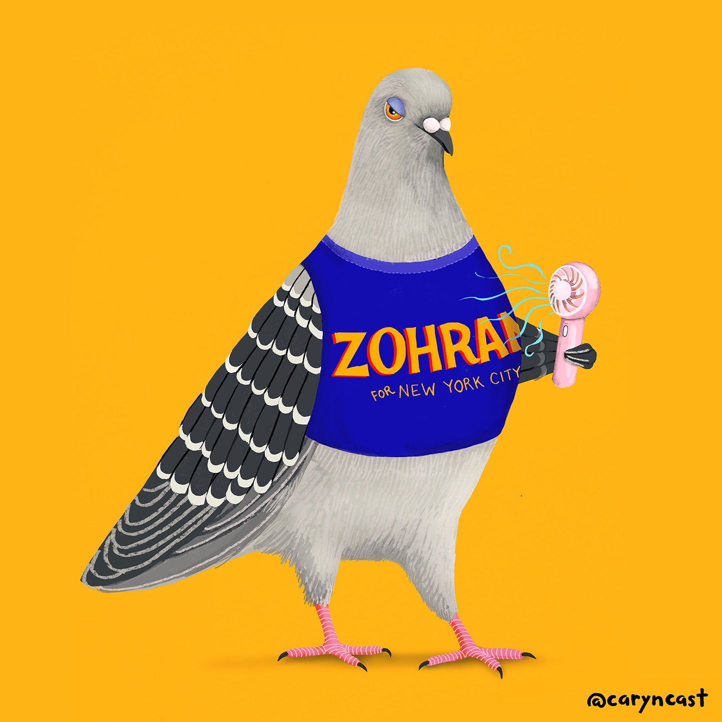 Jerry for Zohran magnet