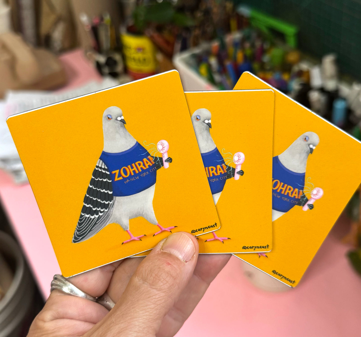 Jerry for Zohran magnet