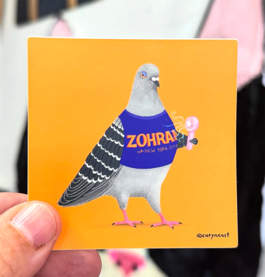 Jerry for Zohran Sticker
